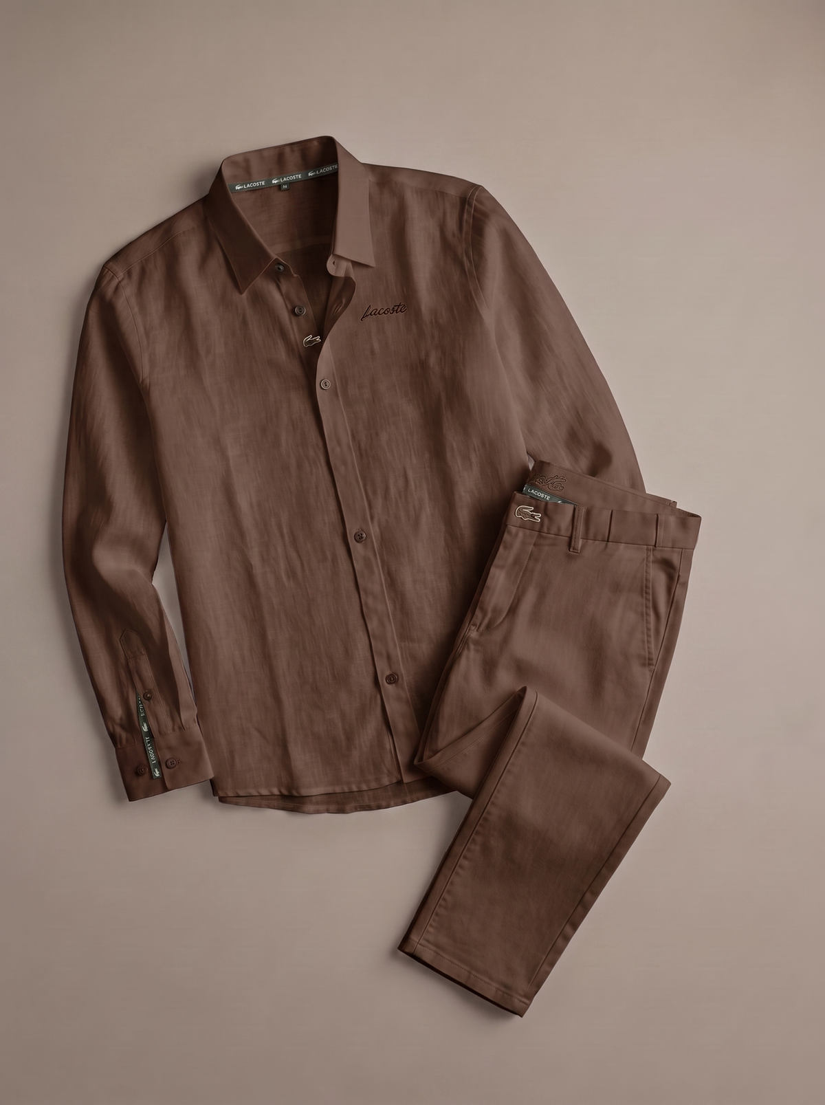 Set Camicia e Pantalone 100% Lino — Fresco Anche a 35 Gradi